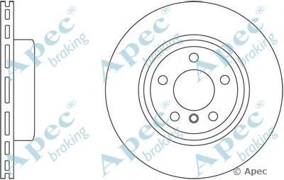 APEC BRAKING dsk2359 -  Тормозной диск